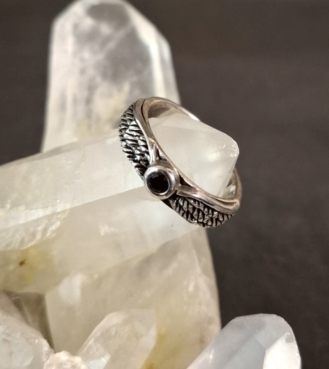 Ring i äkta silver med vingar