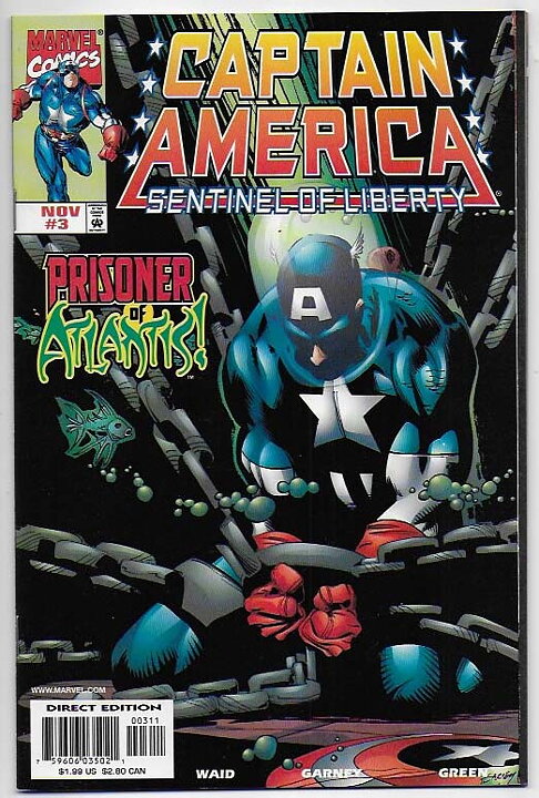 Captain America: Sentinel of Liberty # 3 NM