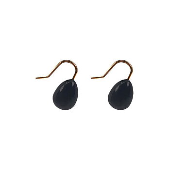 In Sunny Mood -  Dina Drop Earrings Black