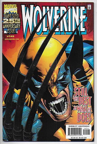 Wolverine # 145 Silver Foil Cover VF/NM