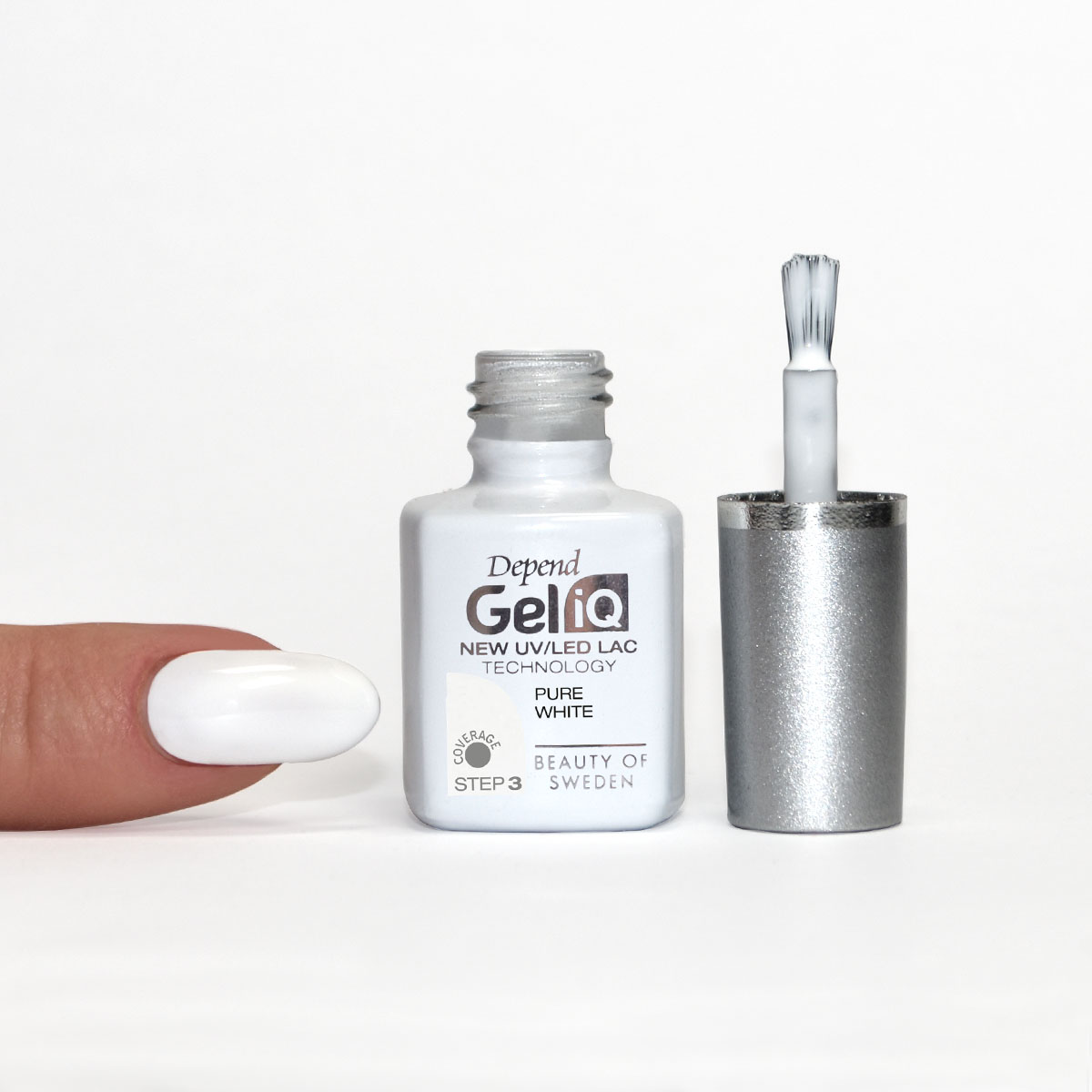 Depend Gel iQ UV/LED Nail Polish Pure White