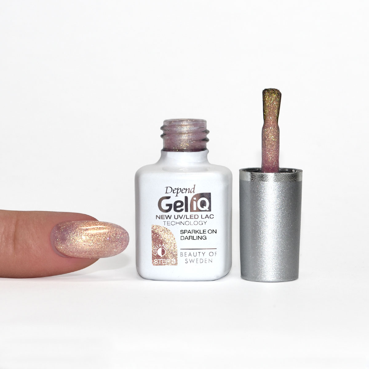 Depend Gel iQ UV/LED Nail Polish Sparkle on Darling