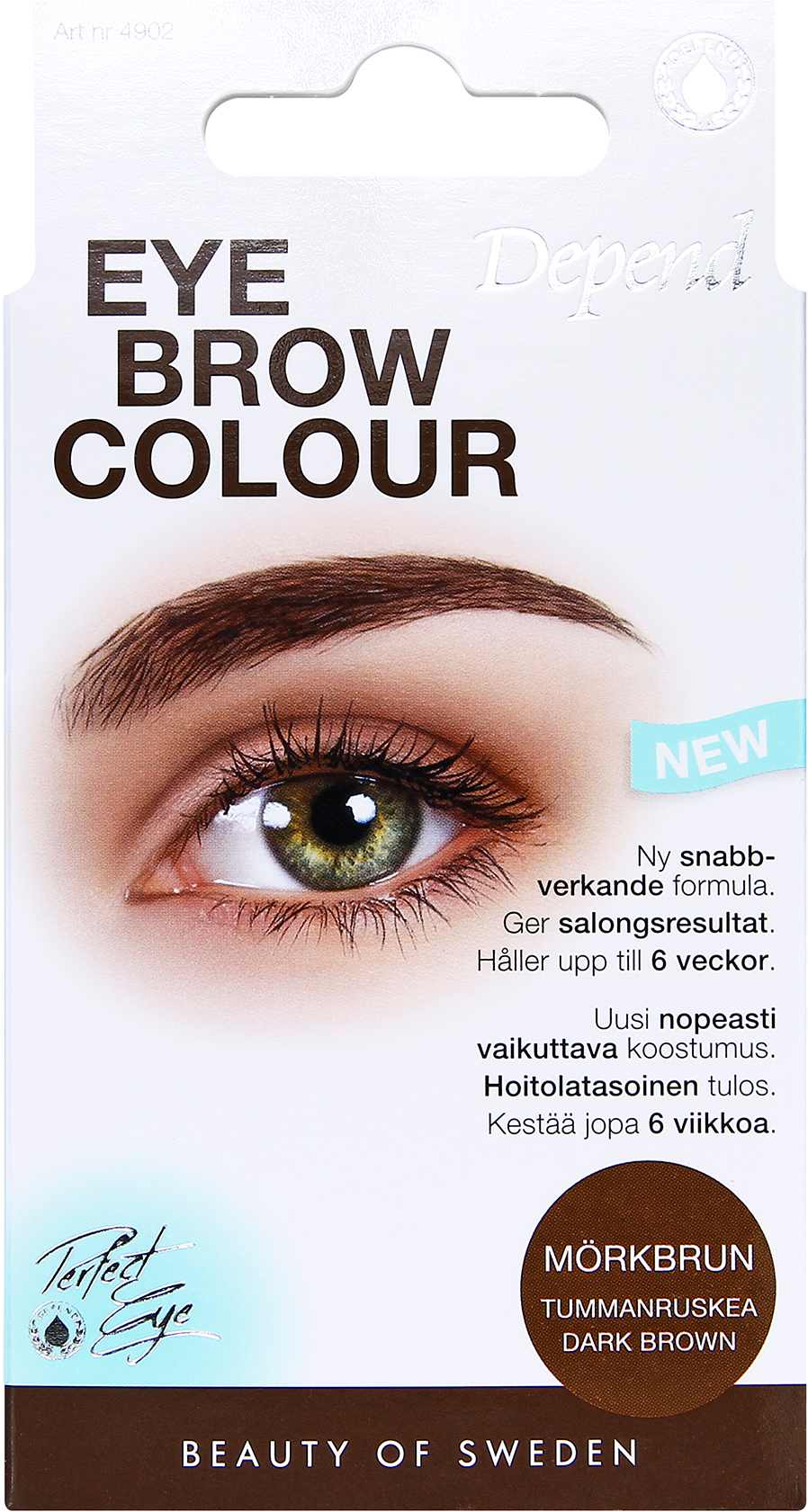 Eyebrow Colour Dark brown - Depend