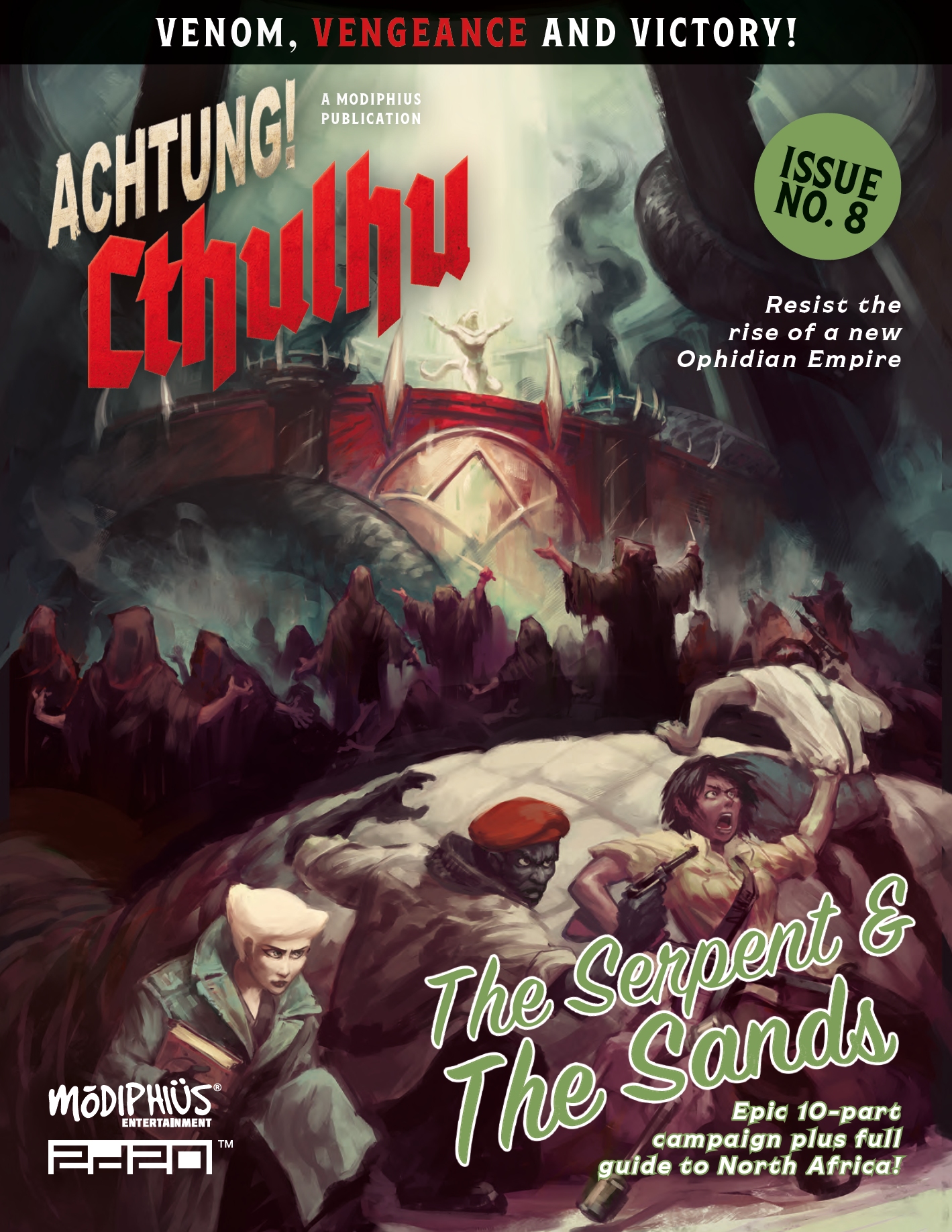 Achtung! Cthulhu 2d20 Serpent and the Sands + PDF