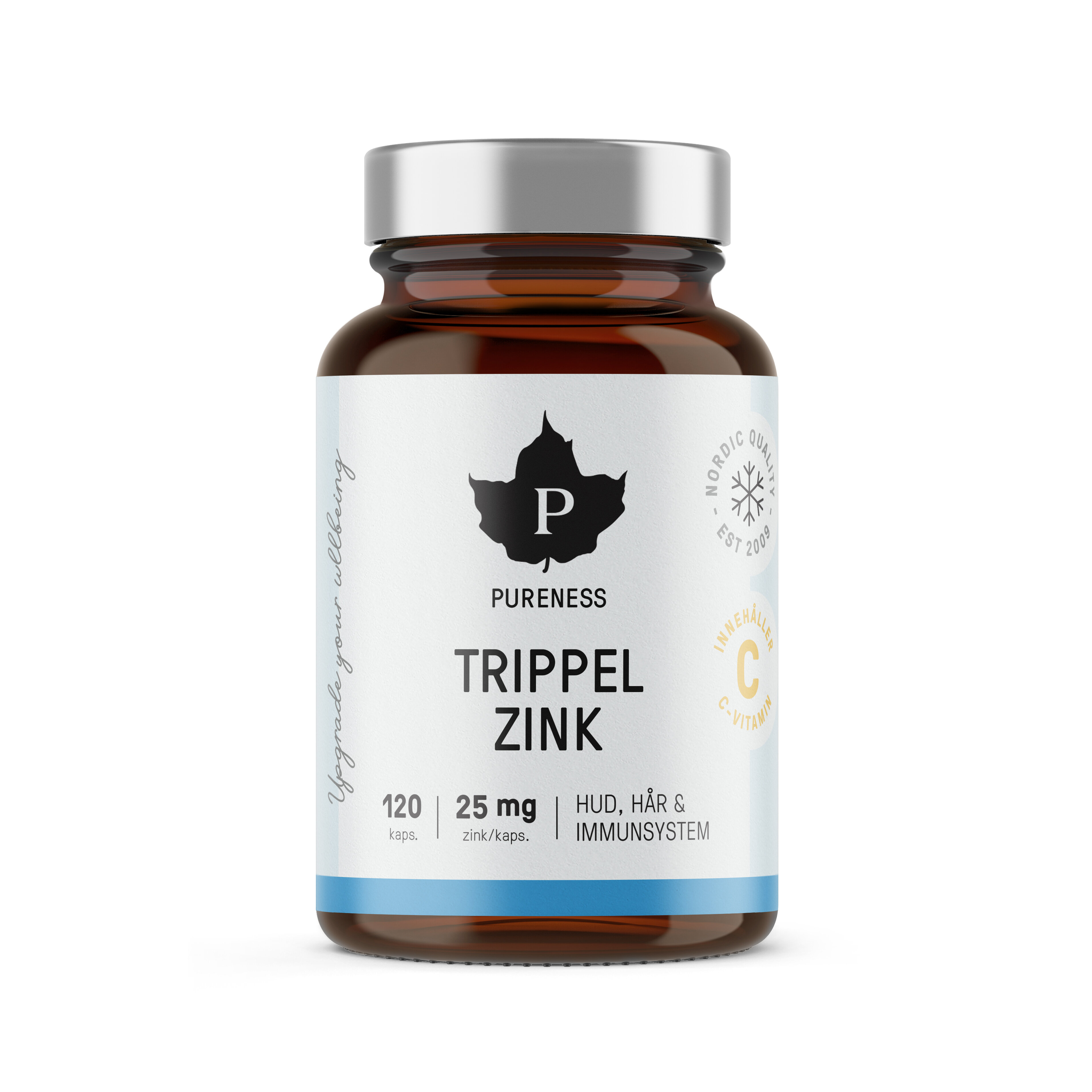 Trippel Zink 120 kapslar - Pureness