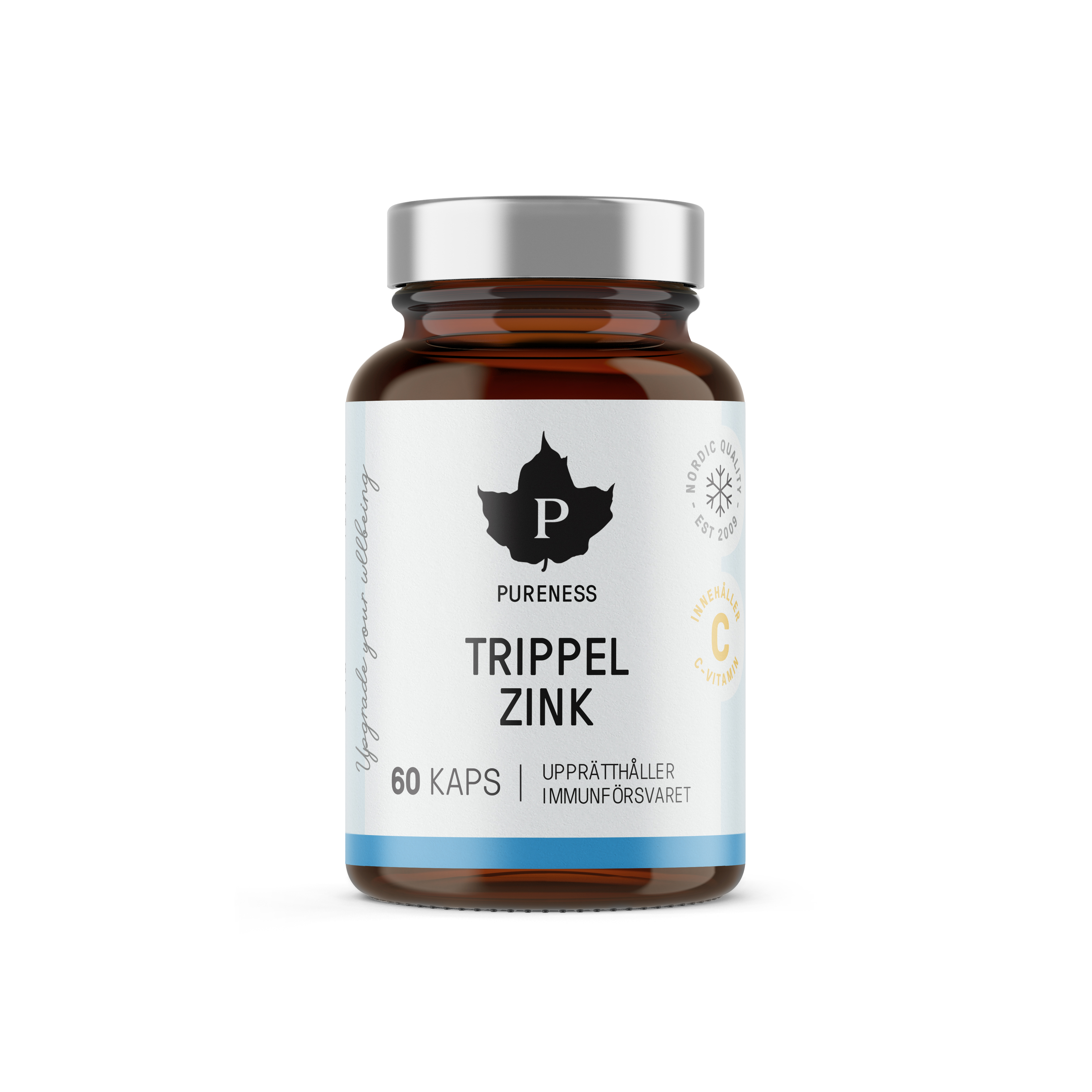 Trippel Zink 60 kapslar - Pureness