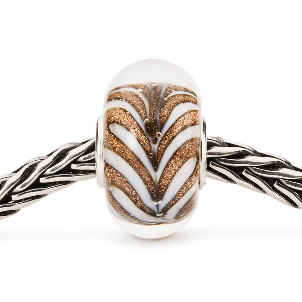 Trollbeads Golden Fountain glaskula - 2
