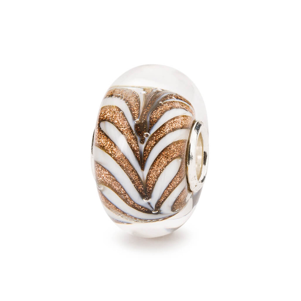 Trollbeads Golden Fountain glaskula