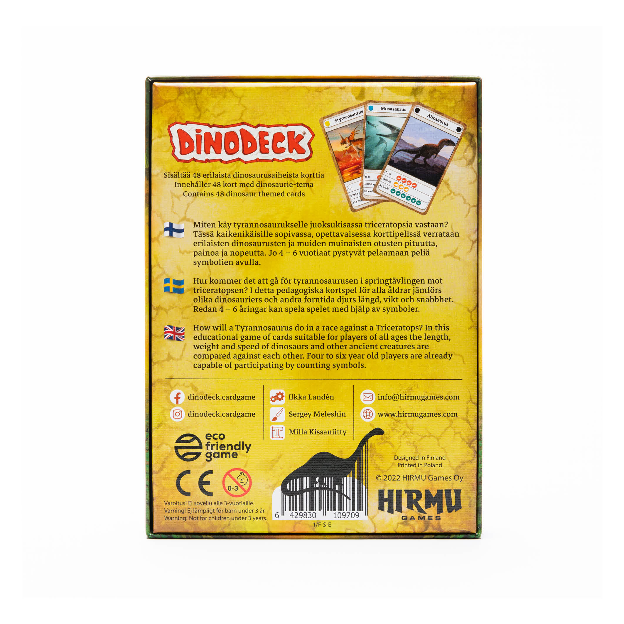 Dinodeck kortspel - 3