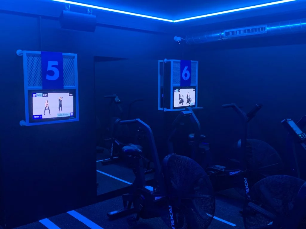 Interaktivt gym i Paris