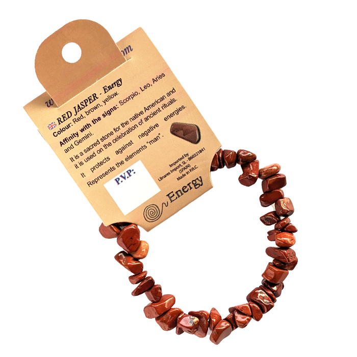 Röd jaspis armband