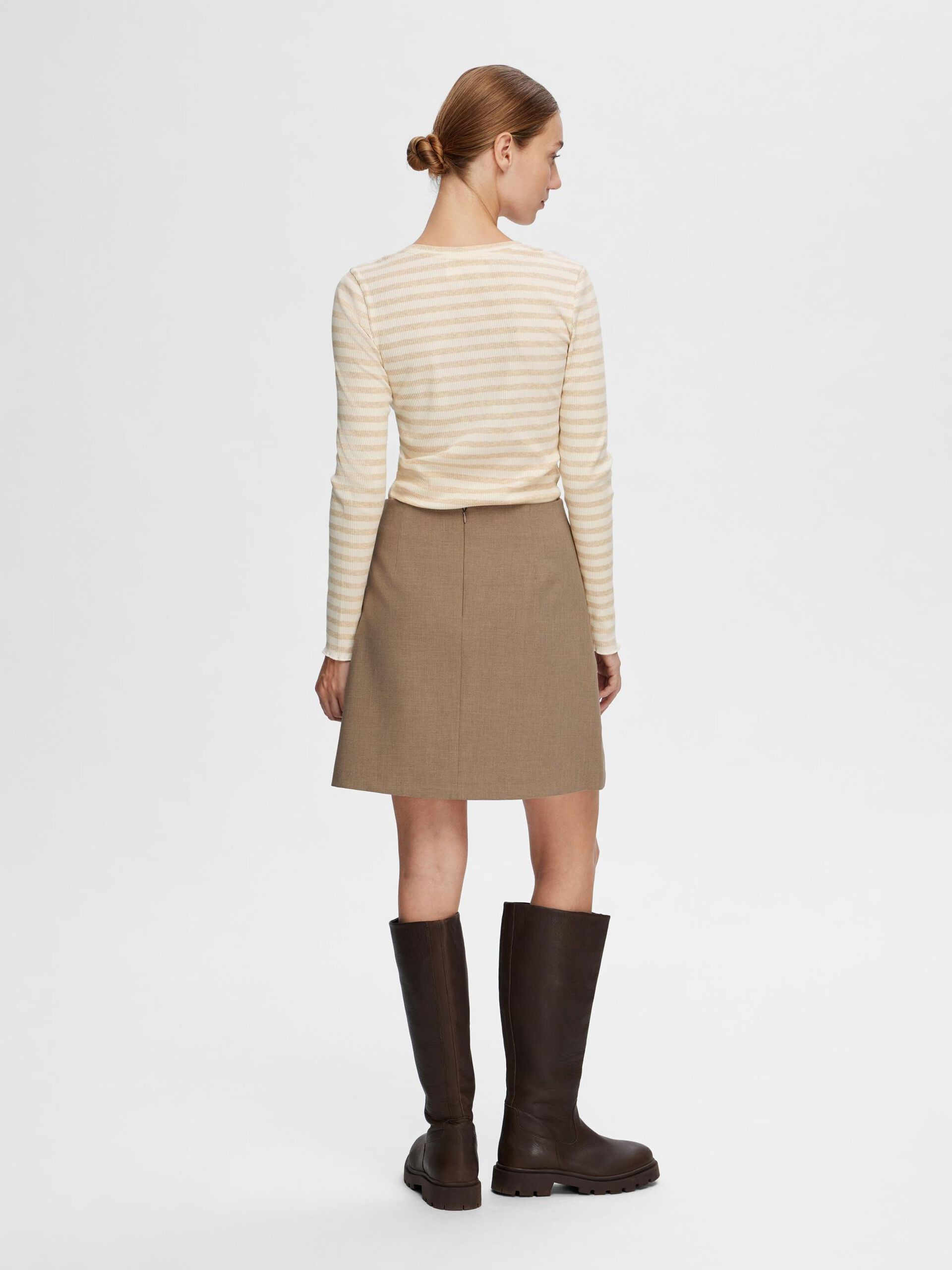 Selected Femme Striped Long Sleeve T-shirt - 4