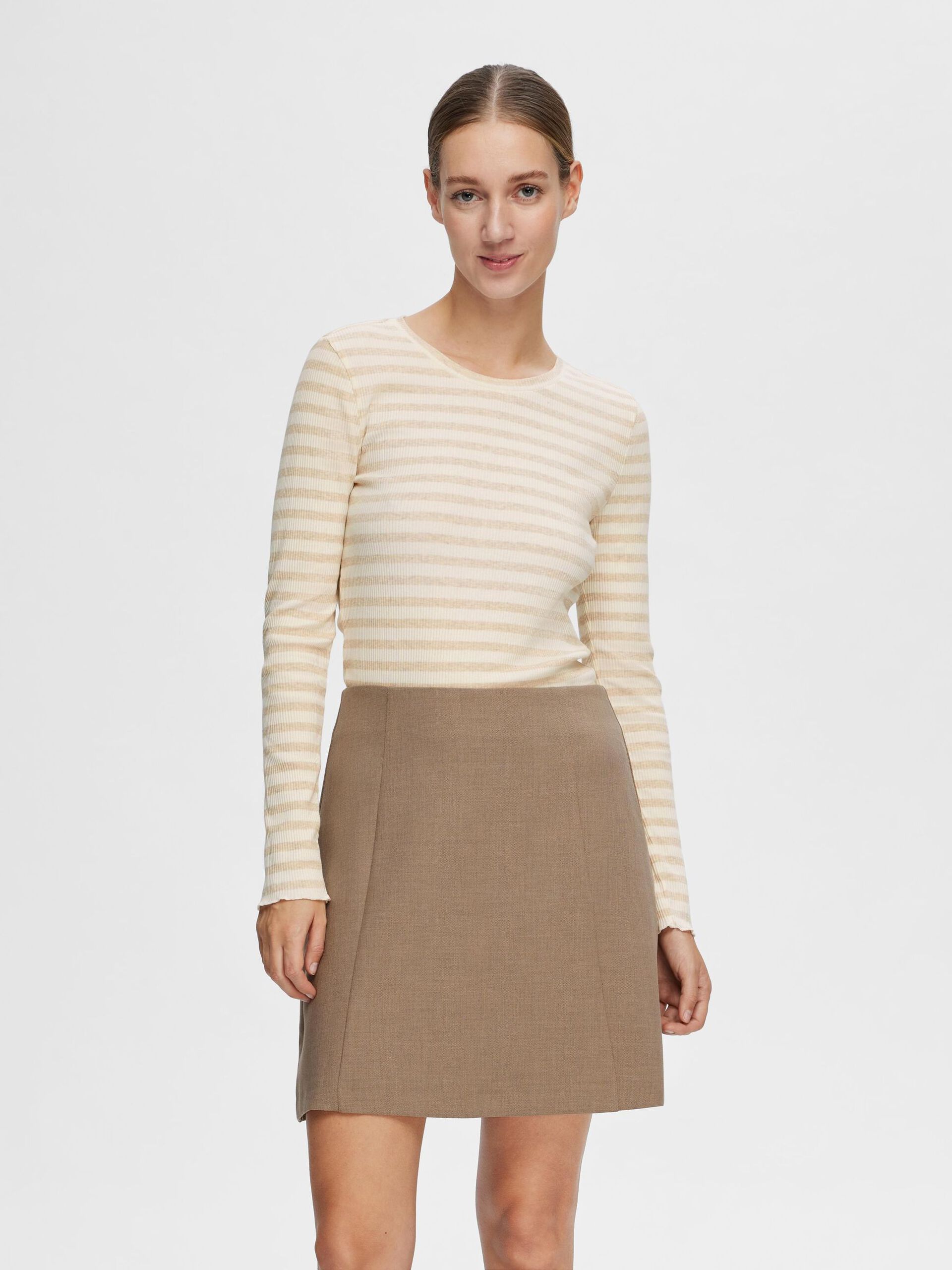Selected Femme Striped Long Sleeve T-shirt - 3