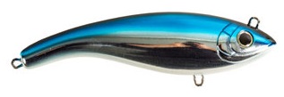 DJupgående jerkbait for big pike from Strike Pro. Ghost Buster is 14cm, 70g in Blue Chrome