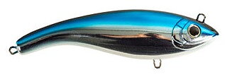 DJupgående jerkbait for big pike from Strike Pro. Ghost Buster is 14cm, 70g in Blue Chrome