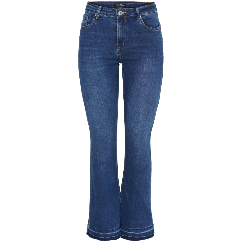 Elle jeans - medium/mörk-blå - 2