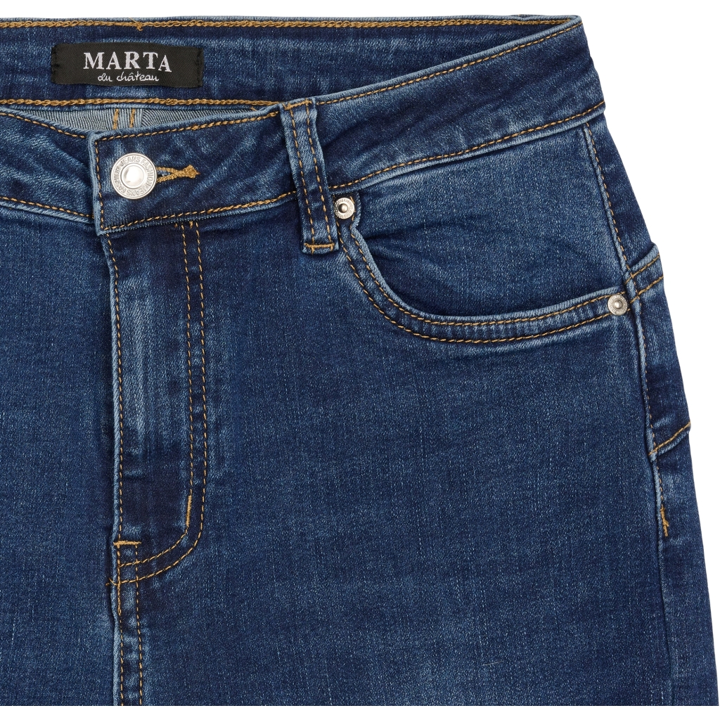 Elle jeans - medium/mörk-blå - 5