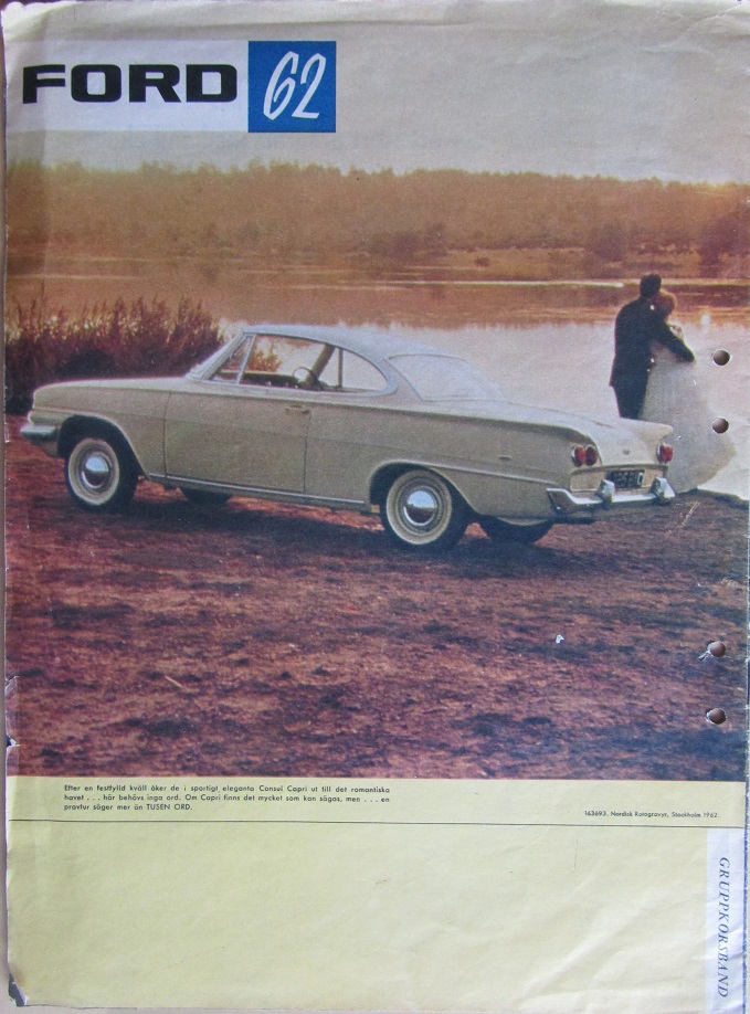 1962 Ford broschyr  svensk - 3