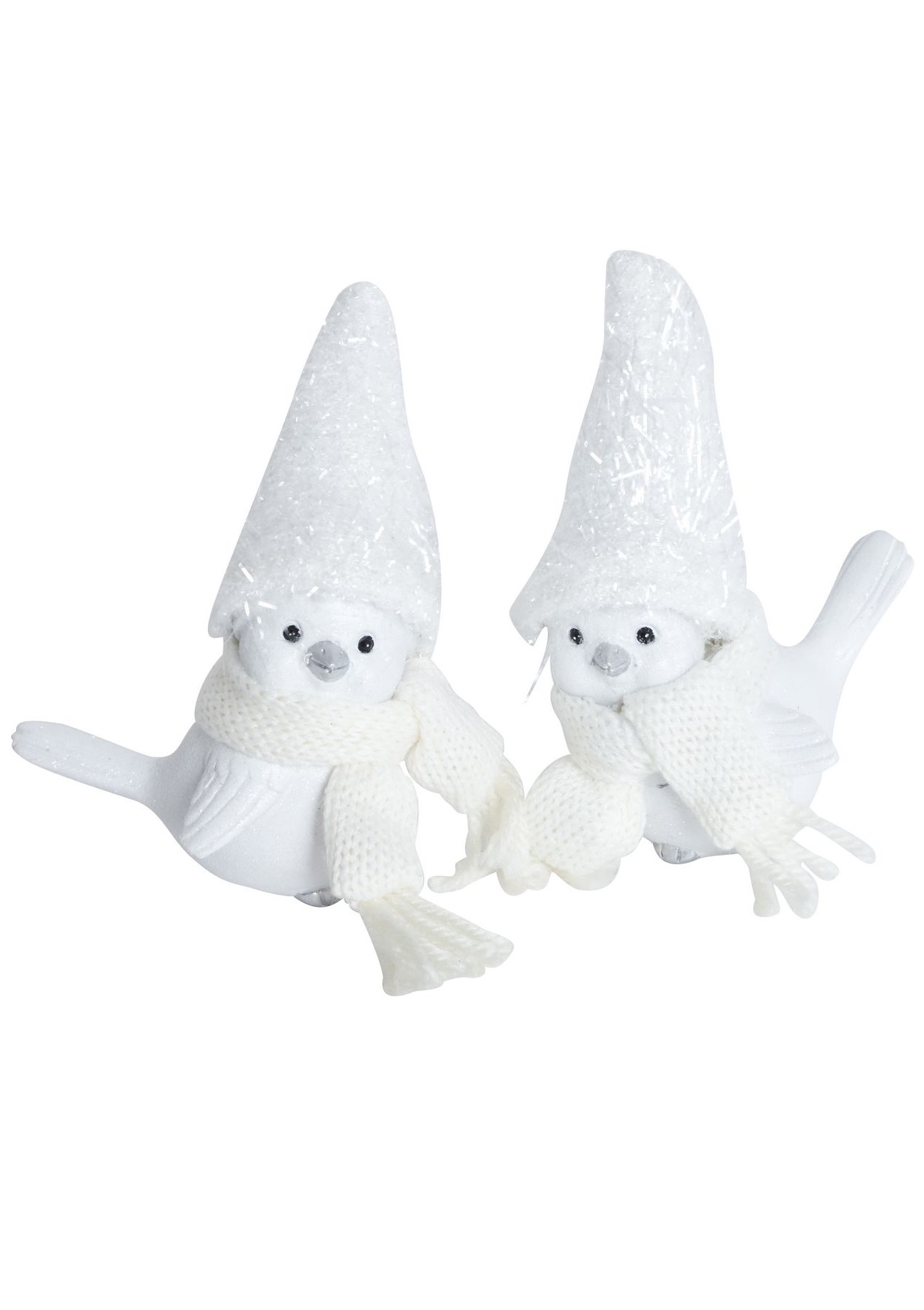 Birds - Snow birds with cute details - 2-pack - 2