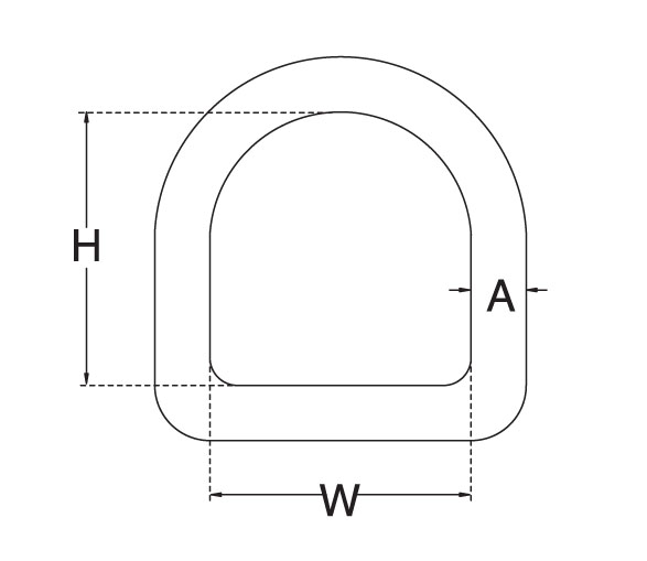 D-ring 13 mm - 2