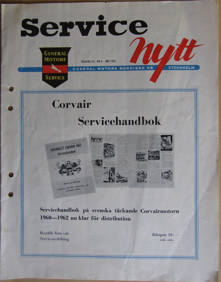 1962 GM Service Nytt 6-1962 - 2