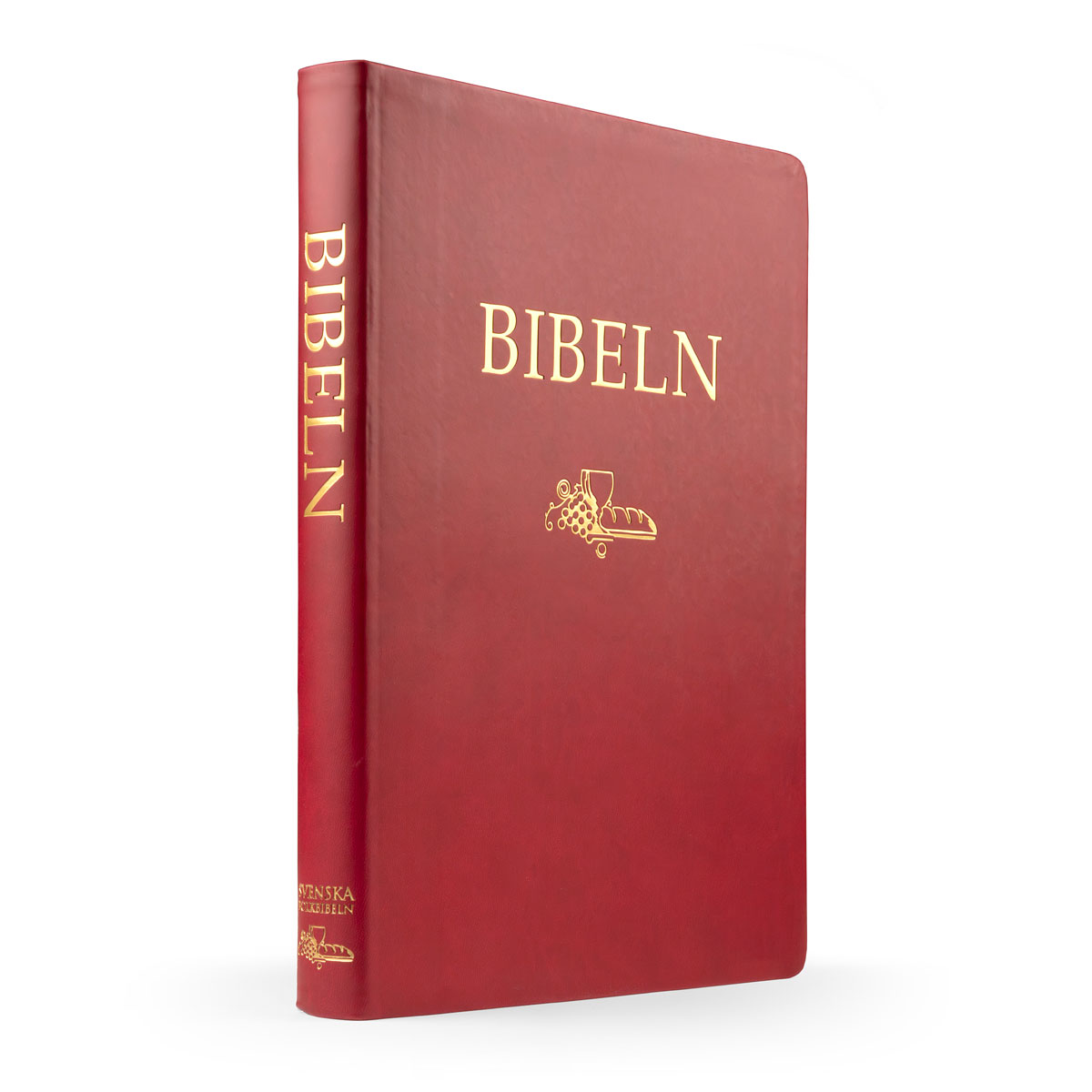 Folkbibeln 2015 Storstilsbibeln i A4- röd skinnimitation - 2