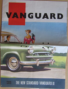1956 Standard Vanguard Series III Broschyr svensk