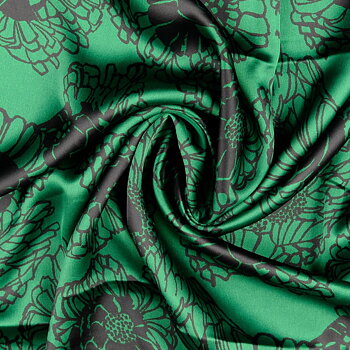Blommig Duchesse Grön