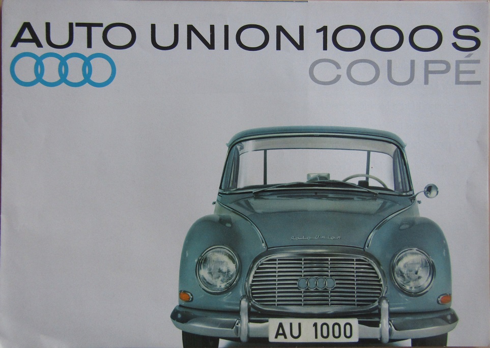 1962 DKW AU 1000 S broschyr svensk