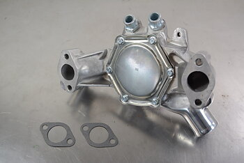 Water Pump CBB 69-91 Long  Polished Aluminum