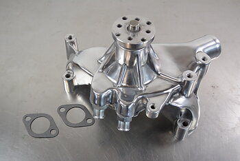 Water Pump CBB 69-91 Long  Polished Aluminum