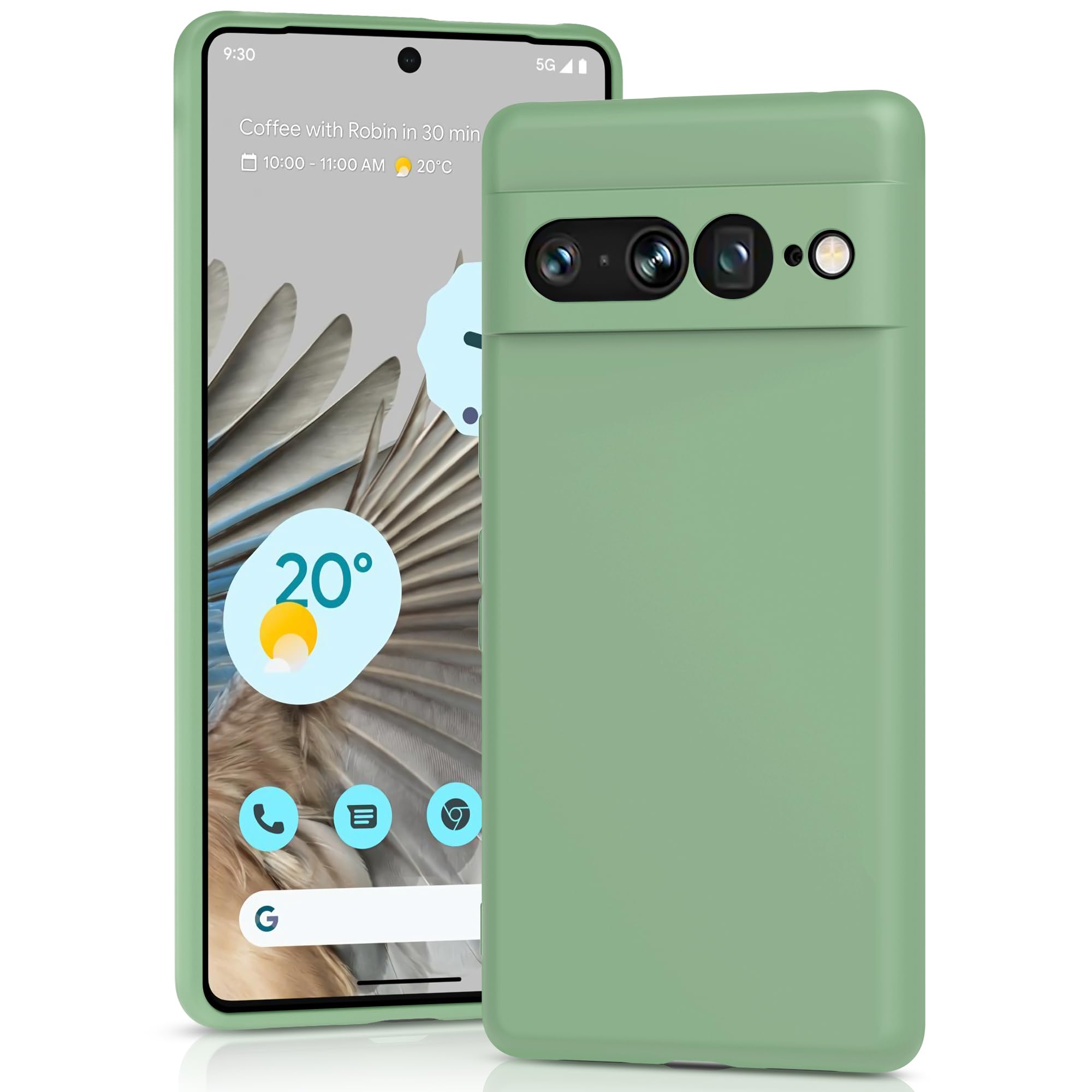 Google Pixel 7 Pro - Silicone Shell Microfiber