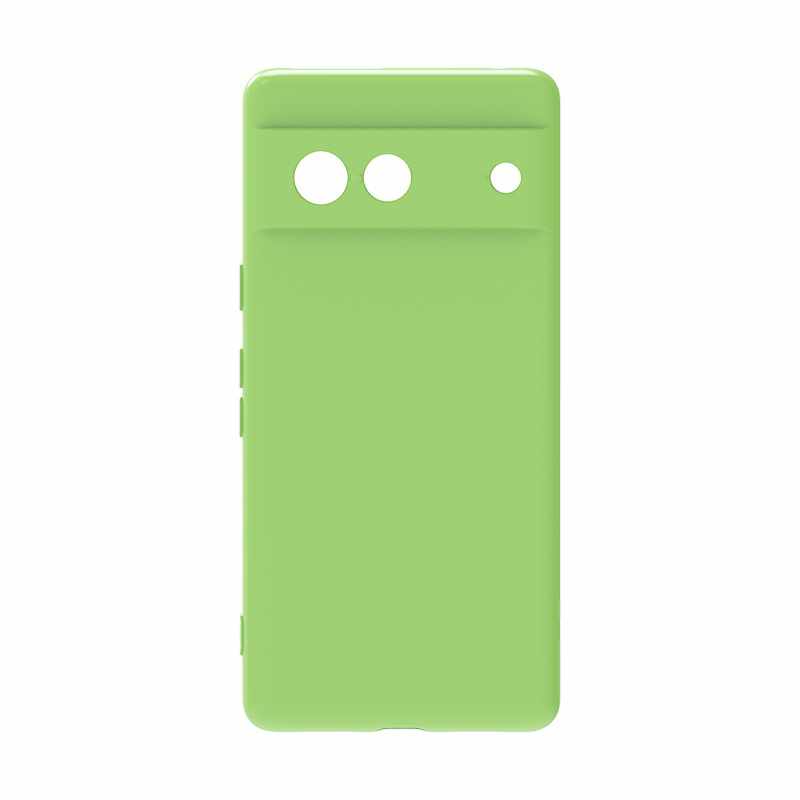 Google Pixel 6A - Silicone Shell Microfiber