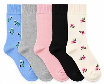 5-Pack Mönstrade Barnstrumpor