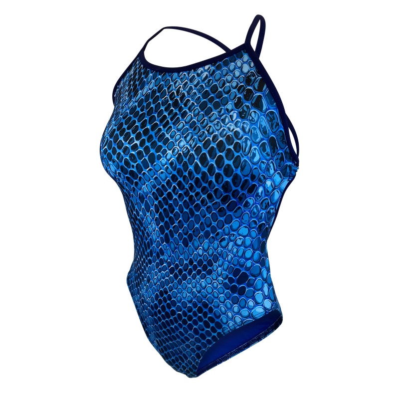 Baddräkt Flick Blue Cobra Tie-Back