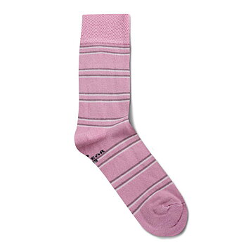Bambustrumpor rosa med smala ränder i vit och mörk rosa