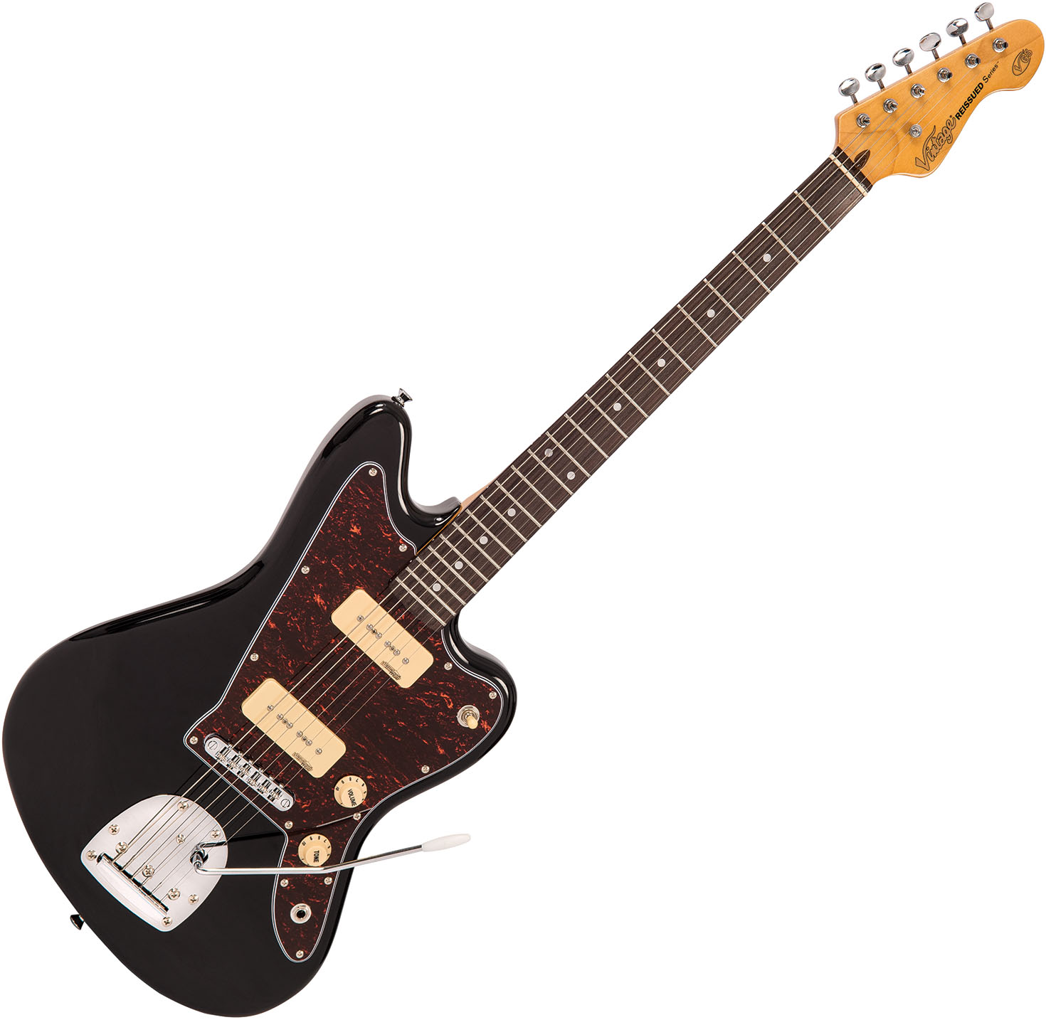 Vintage V65 Vibrato Gloss Black