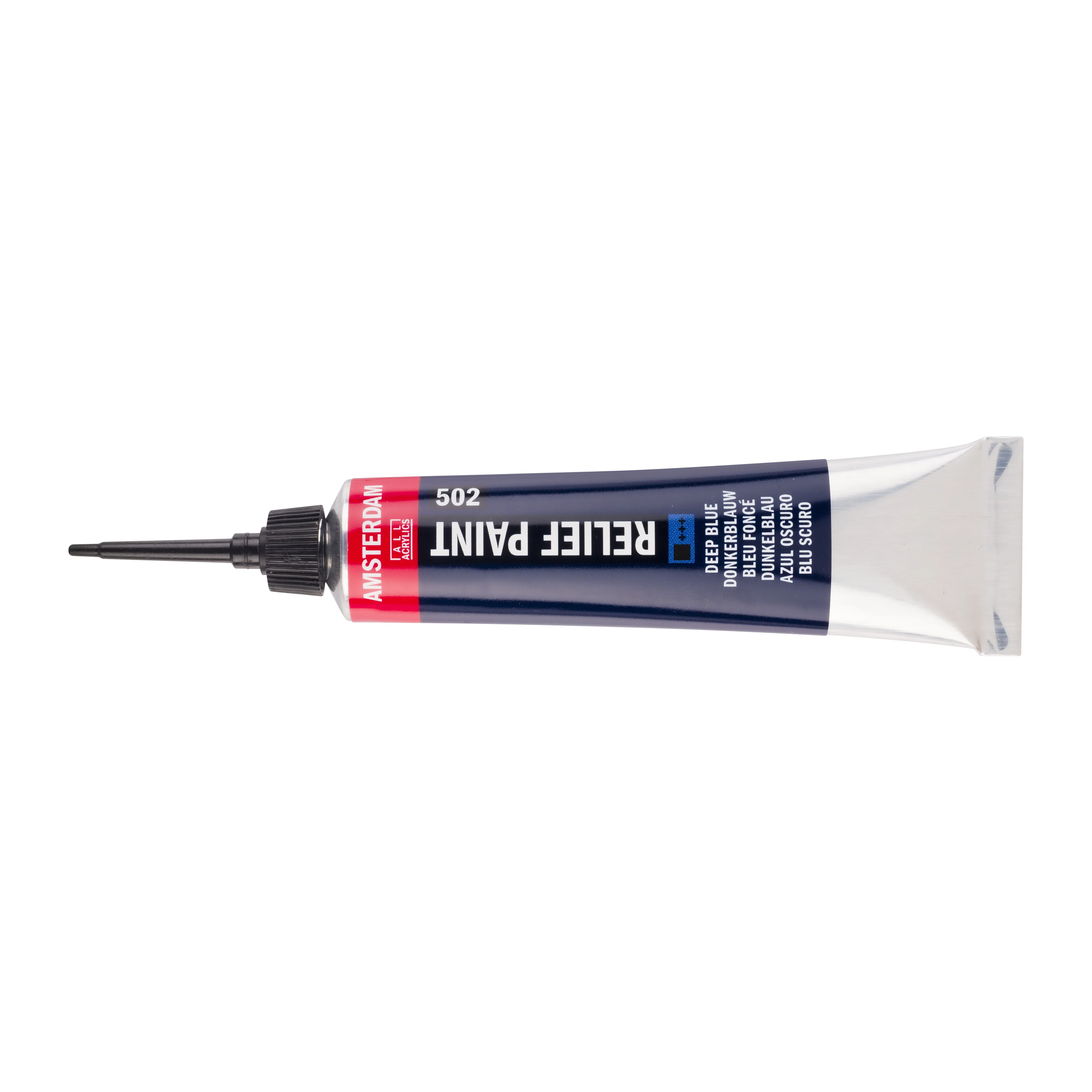 Amsterdam Relief Paint Tube 20ml Deep Blue 502