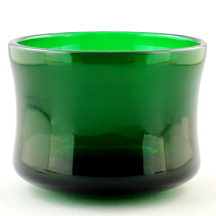 Erik Höglund (1992) Green Hourglass Bowl 13 cm (2)