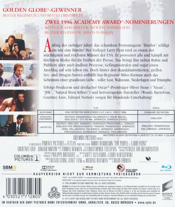 People Vs. Larry Flynt (Blu-ray) - 2