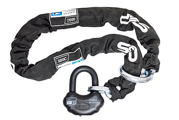 Padlock and chain SXP Class 3, length 150 cm