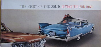 1960 Plymouth broschyr
