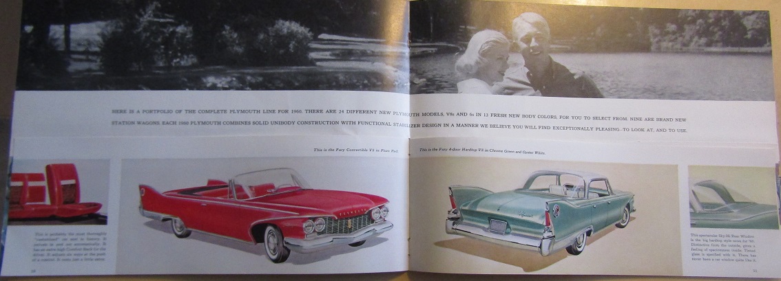 1960 Plymouth  stor broschyr - 2