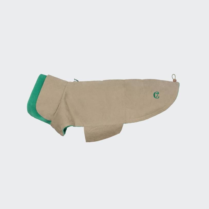 Cloud7 Dog Jacket Brooklyn Waxed Cotton Sand
