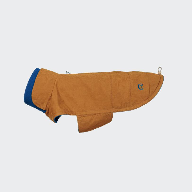 Cloud7 Dog Jacket Brooklyn Waxed Cotton Curry