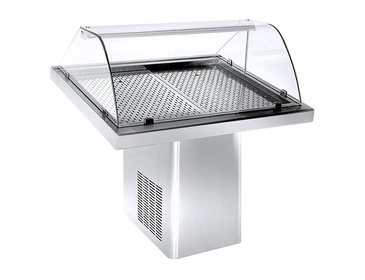 Kyldisk fisk 144 cm, statisk kylning