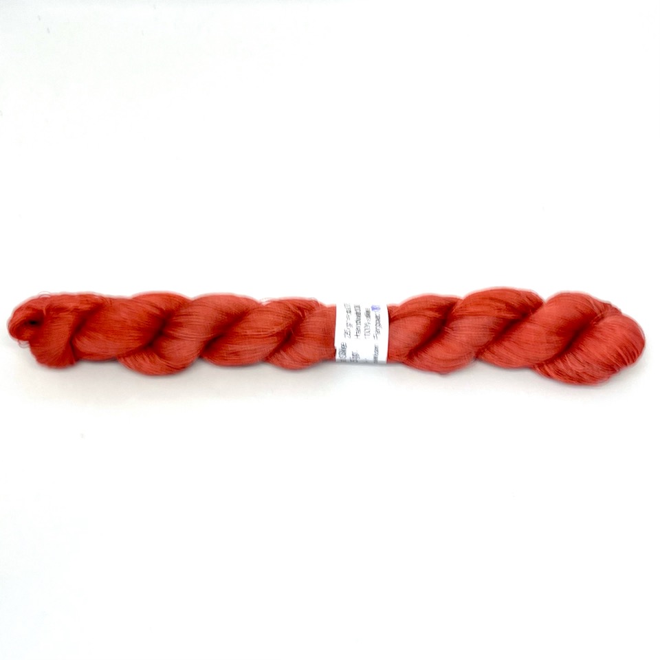 Handdyed Silk 60/2  Rust red