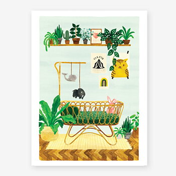 Poster Green Bedroom