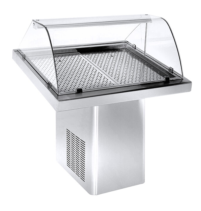 Kyldisk fisk 100 cm, statisk kylning