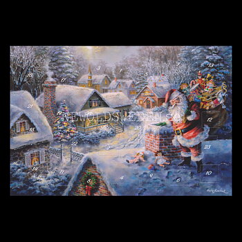 Adventskalenderkort Landschaft - Nicky Boehme - Dubbel-kort med kuvert - 991